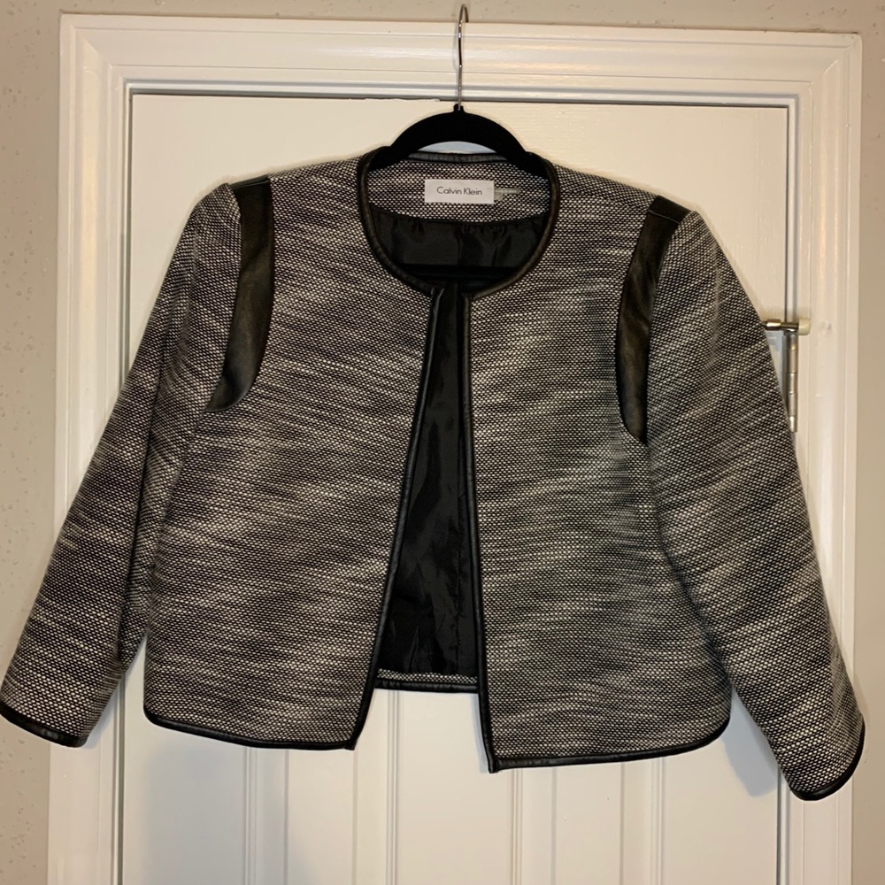 Calvin Klein tweet jacket size 12
